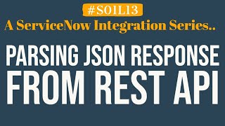 How to parse JSON response in REST API  4MV4D  S01L13 [upl. by Renrew]