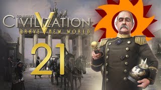 Civilization V Brave New World as Germany  Episode 21 Preparing for Eradication [upl. by Yedok]