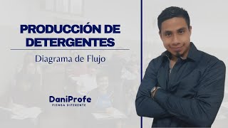 PRODUCCIÓN DE DETERGENTES Diagrama de Flujo [upl. by Nilauqcaj]