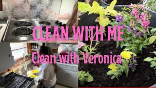 CLEAN WITH ME  HOUSE RESET  CLEANING MOTIVATION  HOMEMAKING CLEAN WITH VERONICA [upl. by Annahsohs468]