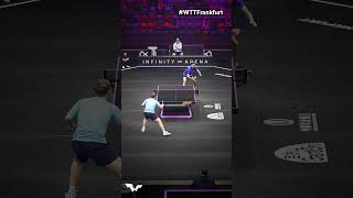 Killer swerve ☄️ WTTFrankfurt TableTennis [upl. by Swec]