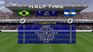 Winning Eleven 2002 Brazil Vs Argentina [upl. by Oicnerual714]