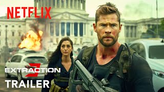 EXTRACTION 3  Trailer  Chris Hemsworth  Idris Elba  Golshifteh  Netflix [upl. by Neelon]