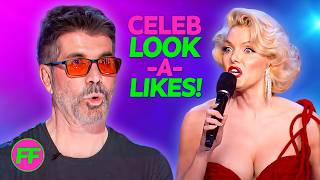 UNBELIEVABLE Celebrity LookAlikes STUN on Talent Shows 😲🤩 [upl. by Drida]