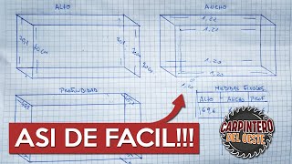 COMO TOMAR MEDIDAS EN CARPINTERIA DE FORMA CORRECTA  MUEBLES EMPOTRADOS [upl. by Natan121]