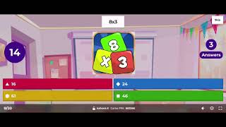 Kahoot School theme multiplication facts quiz [upl. by Ammej884]