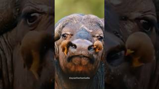 How Oxpecker Bird Help Other Animals shortsfeed shorts viralvideo [upl. by Fanchie]