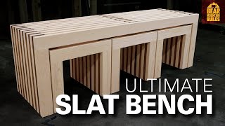 Ultimate Slat Bench and Chairs [upl. by Aihsekel]