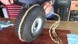 How To Inflate A Tractor Tire Off The Rim [upl. by Lipps]