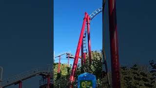 Best Rides At Chessington World of Adventures Dragons Fury short shorts rollercoaster [upl. by Ainocal]