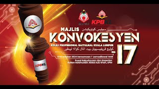 MAJLIS KONVOKESYEN KPBKL KALI KE17 [upl. by Etoile]