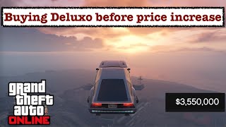 GTA Online  Buying Deluxo before price increase  customization [upl. by Sartin]