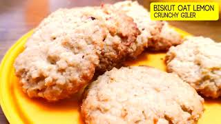 Crunchy Oat Cookies  Biskut Oat Rangup  DAPUR2020  Addictive and healthy [upl. by Burt]