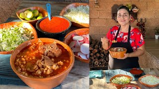 Pozole Rojo Mexicano  La Herencia de las Viudas [upl. by Mohn]