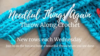 Throw Along Crochet Week Two [upl. by Urania]