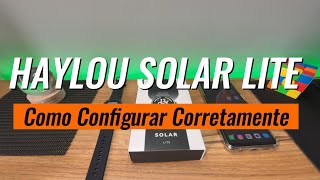 HAYLOU SOLAR LITE  Como Configurar Corretamente App Haylou Fun [upl. by Reade]