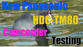 New Panasonic HDCTM80 Camcorder Video Test [upl. by Kachine931]