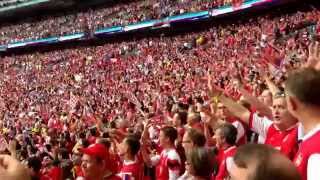 FA Cup Final Arsenal v Hull  National Anthem quotGod Save The Queenquot [upl. by Cheadle676]