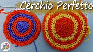 CERCHIO PERFETTO Tutorial uncinetto [upl. by Benedict754]