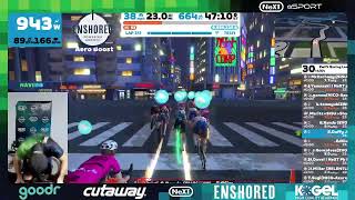 Zwift  ZRL Round 2 Race 4 Sprinters Playground  11292022 [upl. by Ahnavas]