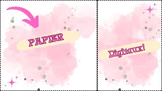 🎀QUEST CE QUE LES PAPIERS DIGITAUX scrapbooking papeterie papierdigitaux 🎀 [upl. by Yelyac506]