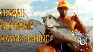 AQUAHUNTERS TV HAWAII BIG GAME KAYAK FISHING [upl. by Dinah]