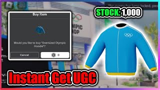 UGC LIMITED Olympic World Script  Instant Get Oversized Olympic Hoodie [upl. by Leahcym]