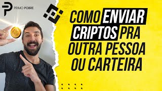 Como TRANSFERIR CRIPTOS Aplicativo da Binance [upl. by Fiske]