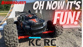 Traxxas Sledge Upgrades KCRC The Basherqueen Castle MMX8S [upl. by Ahsen]