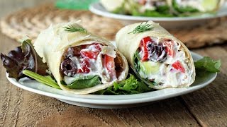 How To Make A Sandwich Wrap [upl. by Aicaca]