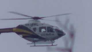 EC135 Helicopter Approach STAT Medevac Pittsburgh [upl. by Binah]