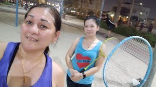 Badminton Sand Practice mayetwarayvlog8396 [upl. by Ardis644]