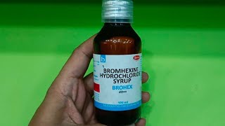 Bromhexine Hydrochloride Syrup Uses In Hindi  Brohex Cough Syrup Uses In Hindi [upl. by Anyala]