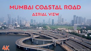 Mumbai Coastal Road  Mahalaxmi Race Course  Best Drone Footage Ever in 4K [upl. by Atenik]