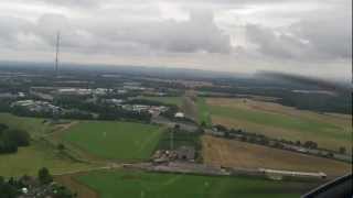 Aircraft landing on Grass Runway [upl. by Whitcher]