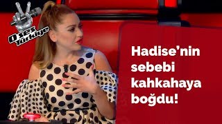 Hadise’nin yarışmacıya dönmeme sebebi herkesi kahkahaya boğdu  O Ses Türkiye 2018 [upl. by Kerns334]