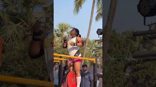 Karishma with 60kg dip a national record calisthenics streetlifting [upl. by Robbie]