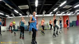 Kangoo Jumps Master Class Oxana Mosescu Trainer [upl. by Anyehs938]