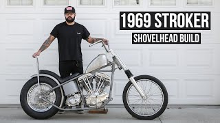 Third Times a Charm  Mikeys 1969 Shovelhead Build [upl. by Targett]