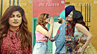 DIL TODEYA Full Screen Status Satbir Aujla  Tera Munh Tod Dungi  Latest punjabi  StatusAlbumAk [upl. by Adlesirc]