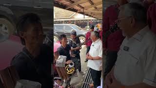 Cagub Jabar Ahmad Syaikhu bersama Pengamen di Wisata Kuliner Sate Maranggi Plered Purwakarta [upl. by Ahsikit]