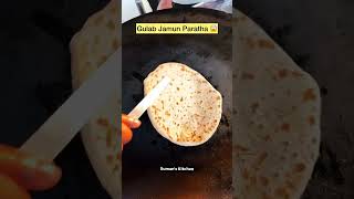 Wow 😮GulabJamun Paratha streetfood streetstyle paratha gulabjamun foods food foodlover fyp [upl. by Oremoh119]