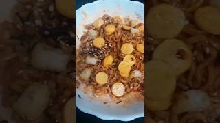 🔥🌶️🍜ঝাল কোরিয়ান রামেনramen koreanramen spicy viralrecipe viralfood koreanfood spicyfoodfood [upl. by Lasko]