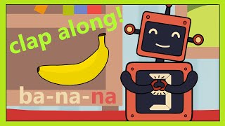 Syllables Song Clap Along  Fun and Interactive Phonics Song for Kids and ESL │ Smiley Rhymes [upl. by Donaghue]