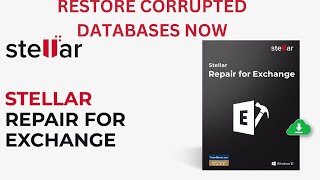 Repair and Recover your corrupted Databases Stellar Repair for Exchange [upl. by Engel]