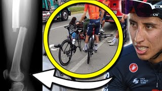 Egan Bernal CRASH UPDATE  BREAKS FEMUR amp BACK Cycling Career OVER [upl. by Sesom266]