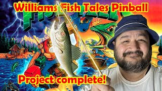 1992 Williams Fish Tales pinball  Project restored amp complete [upl. by Ellehc]