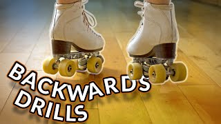 Backwards Drills  Improve Your Backwards Roller Skating NOW With These Important Drills [upl. by Faxan440]