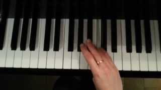 E flat major scale piano right hand one octave [upl. by Ardy]