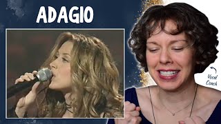 Vocal Coach reacts to Lara Fabian singing Adagio [upl. by Quar335]